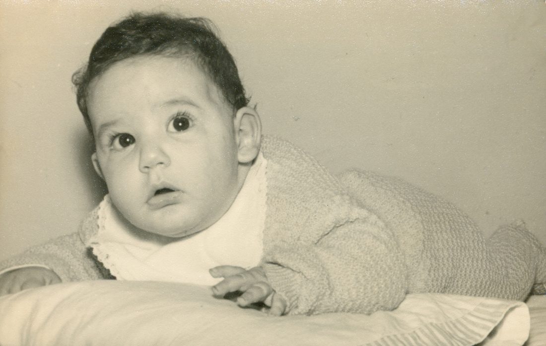 Charles Wainer as an infant in Buenos Aires